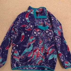 A Patagonia fleece pullover
